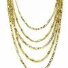 Vendor-unknown Sidney Multi Layer Gold Chain Necklace ACCESSORIES