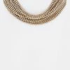 Vendor-unknown Amma Golden Multi Strand Pavé Choker Necklace ACCESSORIES