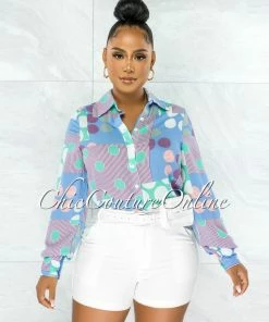 Chic Couture Online Kaleen Off-White Fanny Pack Belted Shorts