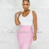 Vendor-unknown Joseph Baby Pink Elastic Bandage Skirt JUST IN