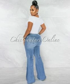 Chic Couture Online Landy White O-Ring Details Ribbed Top JUST IN