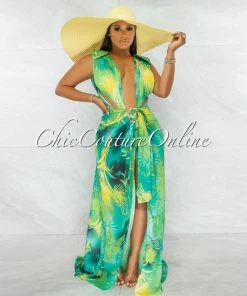 Chic Couture Online Eureka Yellow Oversized Brim Straw Floppy Hat JUST IN