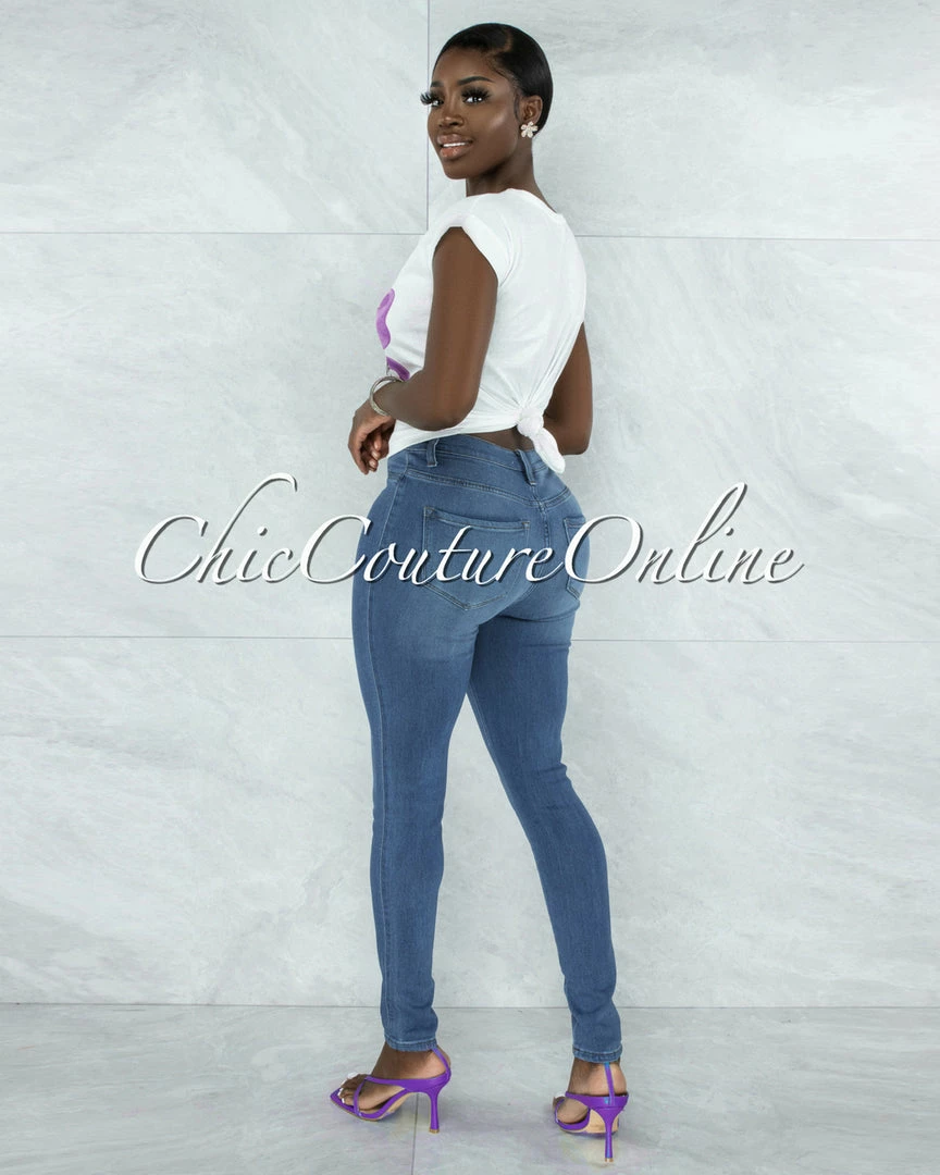 Vendor-unknown Alcantara Off-White Purple Leopard Front Graphic T-Shirt JUST IN