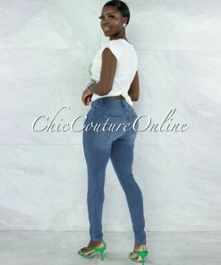 Vendor-unknown Alcantara Off-White Green Leopard Front Graphic T-Shirt