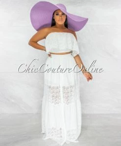 Chic Couture Online JUST IN Eureka Lilac Oversized Brim Straw Floppy Hat
