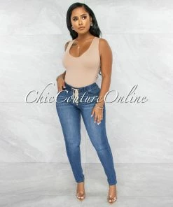 Vendor-unknown Hudak Dark Denim Washed Jogger Jeans JUST IN