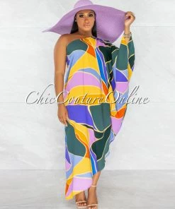 Chic Couture Online JUST IN Eureka Lilac Oversized Brim Straw Floppy Hat