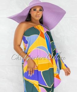 Chic Couture Online JUST IN Eureka Lilac Oversized Brim Straw Floppy Hat