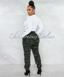 Vendor-unknown JUST IN Montaine Camo Print Jogger Pants