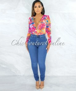 Vendor-unknown JUST IN Tory Medium Denim High-Waist Skinny Jeans