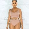 Vendor-unknown Beatha Mocha Ribbed Undergarment Two-Piece Set JUST IN