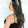 Vendor-unknown Leesa Beige Leopard Print Knot Headband