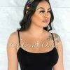 Vendor-unknown Shah Multi Color Striped Headband JUST IN