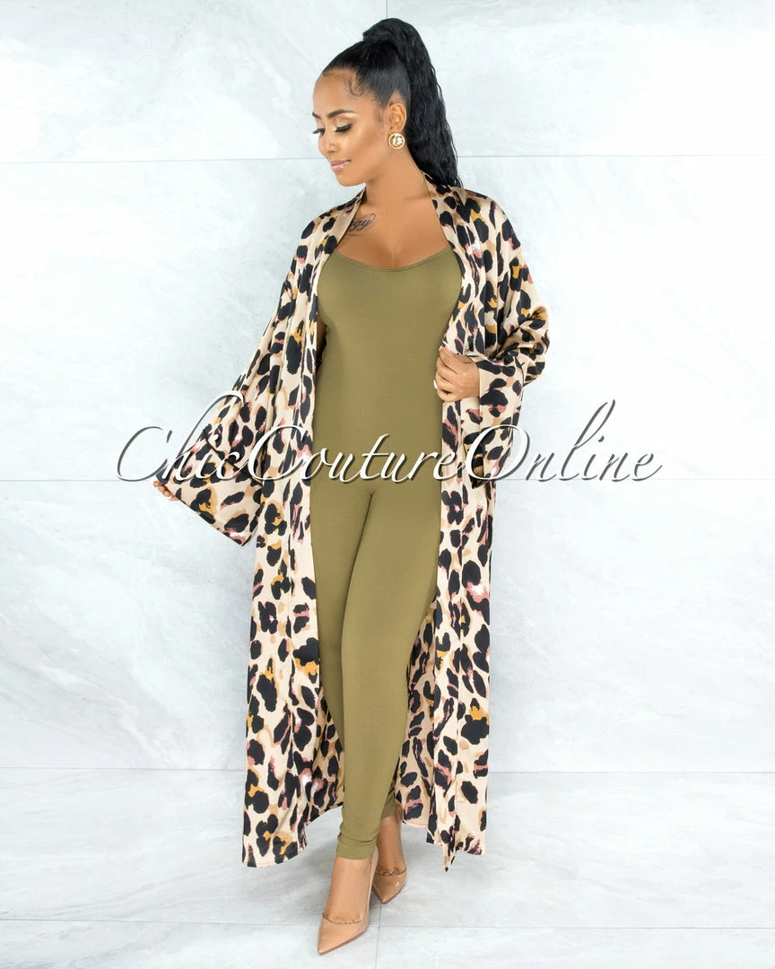 Vendor-unknown JUST IN Eliam Olive Green Seamless Body-Con Jumpsuit