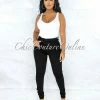 Vendor-unknown Chelsea Black Denim High-Waist Skinny Jeans JUST IN