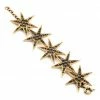 Vendor-unknown JUST IN Retro Star Shape Rhinestone Bracelet