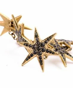 Vendor-unknown JUST IN Retro Star Shape Rhinestone Bracelet