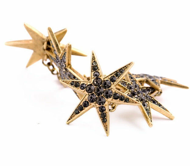 Vendor-unknown JUST IN Retro Star Shape Rhinestone Bracelet