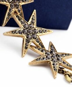 Vendor-unknown JUST IN Retro Star Shape Rhinestone Bracelet