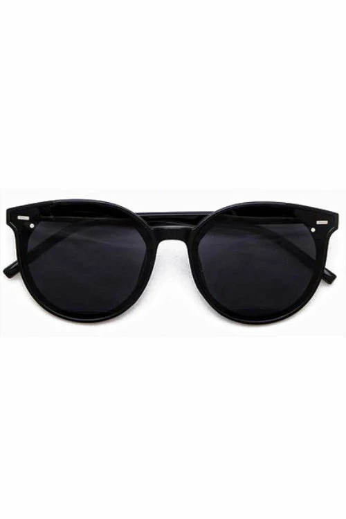 Vendor-unknown JUST IN Corey Black Cat Eye Sunglasses Sunglasses