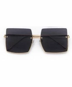 Vendor-unknown Jeremy Black Square Sunglasses