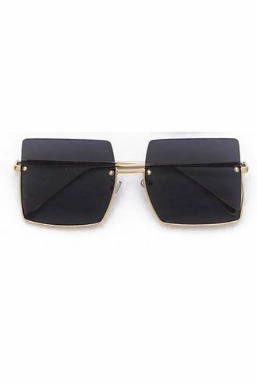 Vendor-unknown Jeremy Black Square Sunglasses