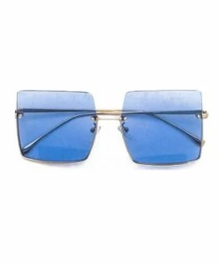 Vendor-unknown JUST IN Jeremy Blue Square Sunglasses