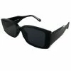 Vendor-unknown Korra Black Rectangular Sunglasses JUST IN
