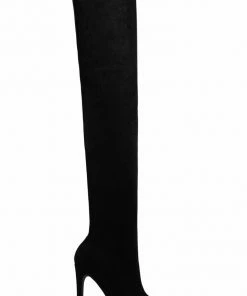 Vendor-unknown Alex Black Faux Suede Over-The-Knee Boots SHOES
