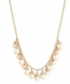 Vendor-unknown Mateo Golden Elegant Pearl Bead Necklace