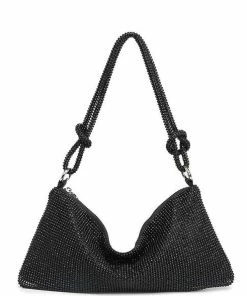 Vendor-unknown Stefani Black Rhinestone Bag