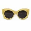 Vendor-unknown JUST IN Byron Green Iconic Cat Eye Retro Sunglasses