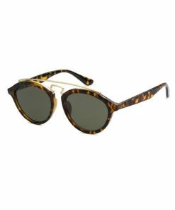 Vendor-unknown ACCESSORIES TBAR Tortoise Black Lens Sunglasses