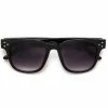 Vendor-unknown Rosy Black Wayfarer Studded Sunglasses